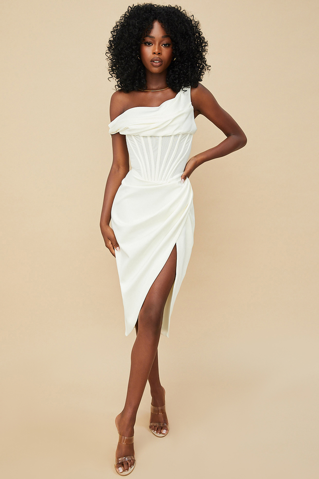 Celeste Drape Midi Dress