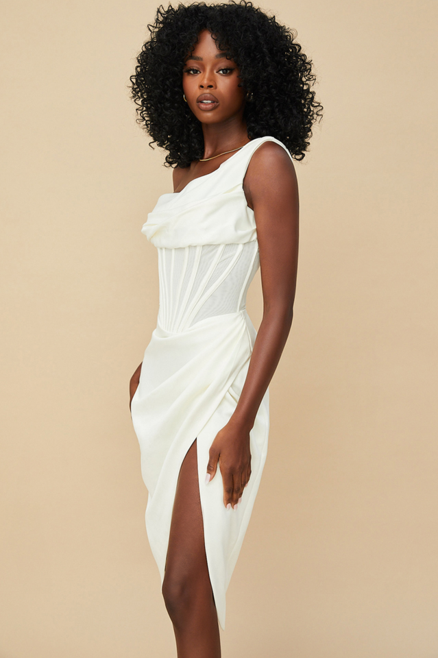 Celeste Drape Midi Dress