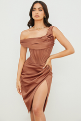 Celeste Drape Midi Dress