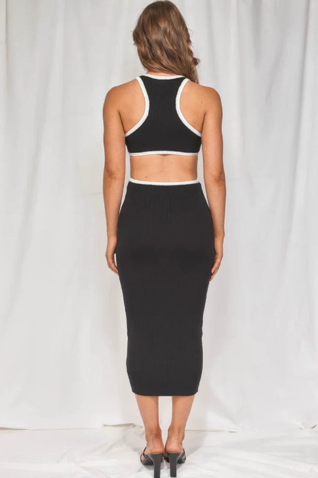 Luna Cut-Out Midi Dress