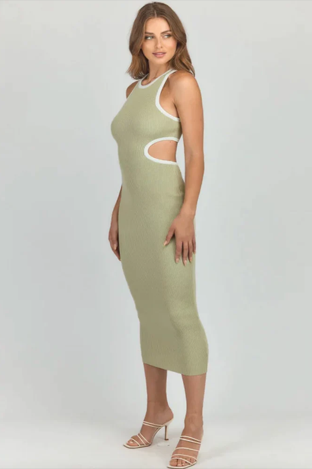 Luna Cut-Out Midi Dress