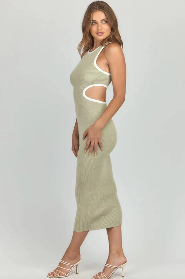 Luna Cut-Out Midi Dress