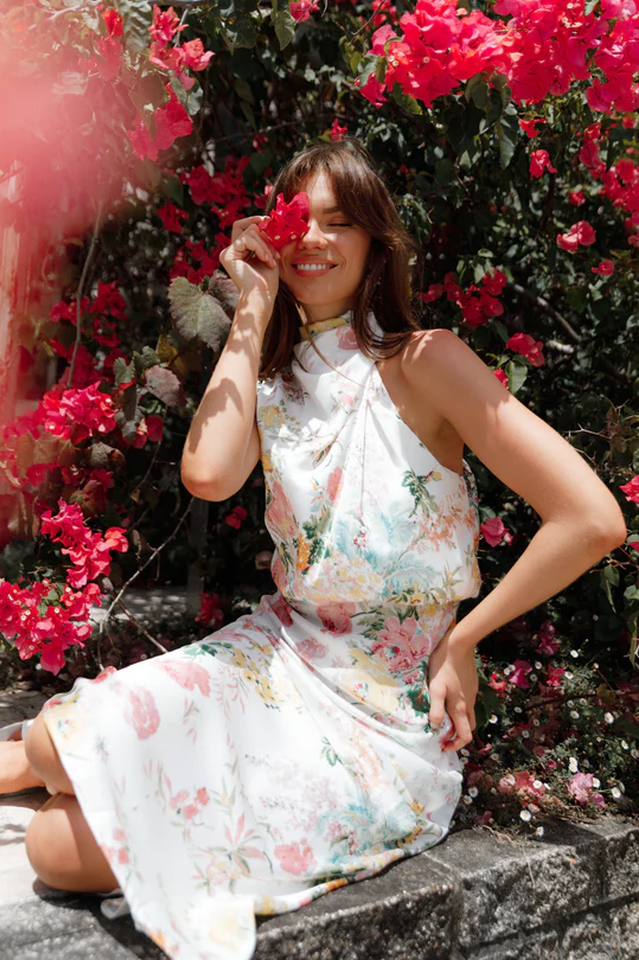 Sorrento Garden Midi Dress