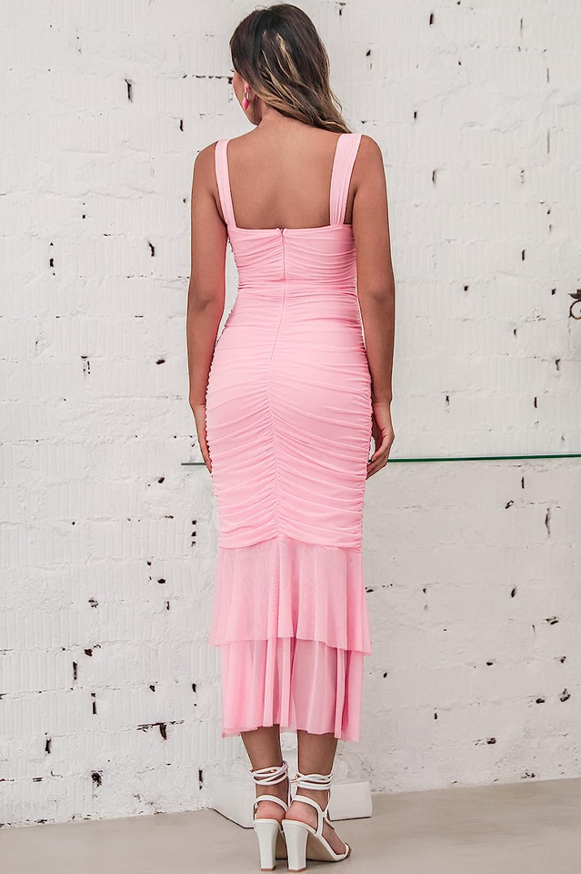 Marbella Ruched Maxi Dress