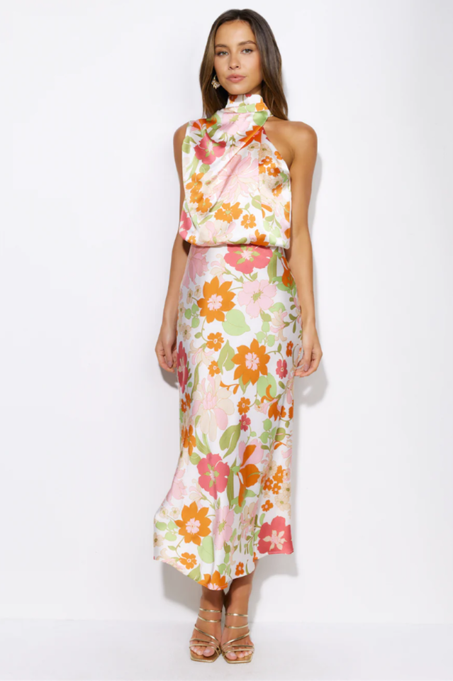 Positano Bloom Midi Dress