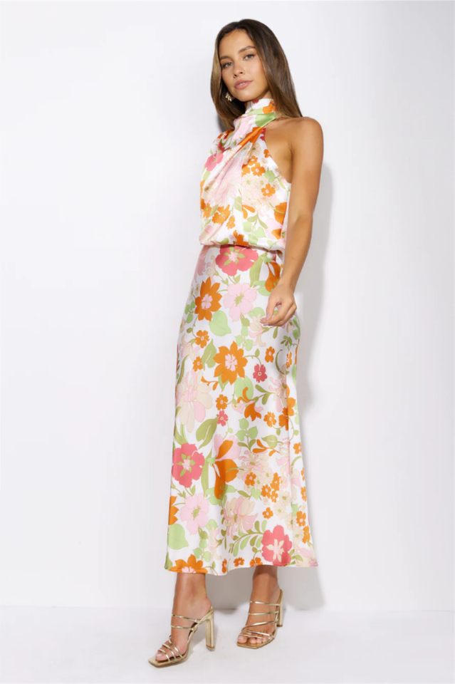 Positano Bloom Midi Dress