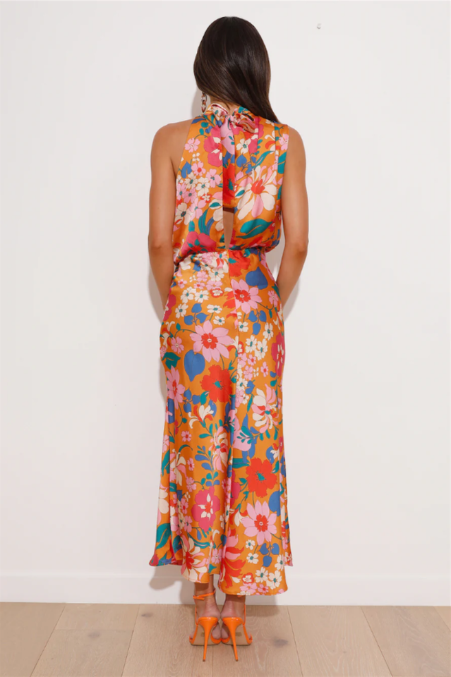 Positano Bloom Midi Dress
