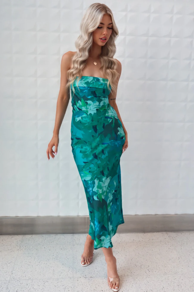 Paloma Strapless Maxi Dress