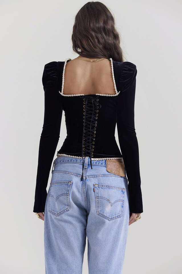 Regency Velvet Corset