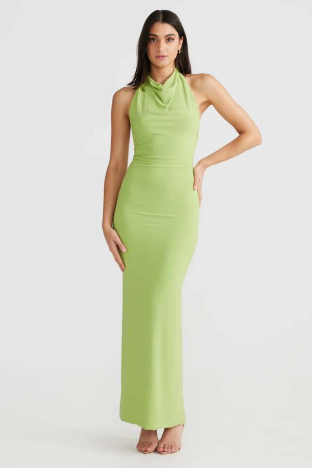 Soleil One-Shoulder Maxi Dress