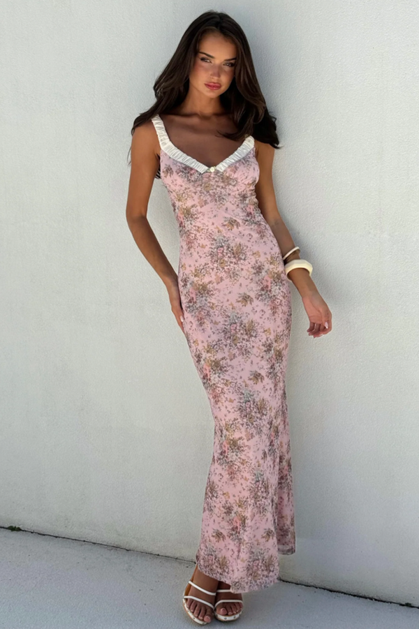 Vienna Bloom Maxi Dress