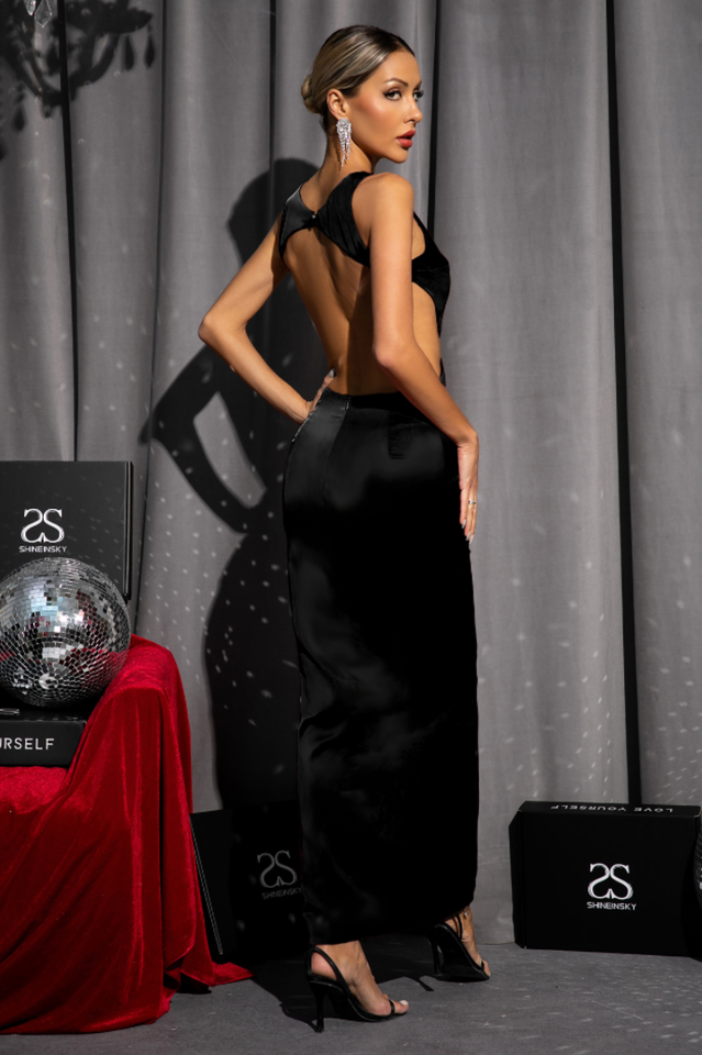 Milan Cut-Out Maxi Dress