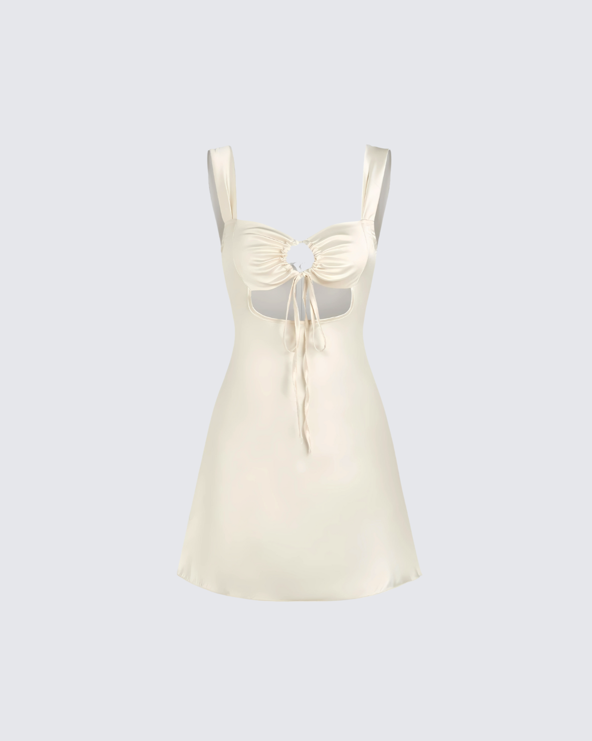 Paloma Sands Tie-Front Mini Dress
