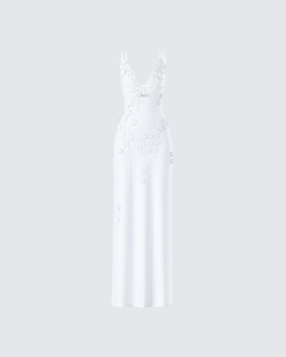 Marseille Bloom Mesh Maxi Dress