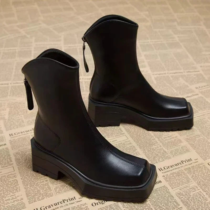 Rowan Chunky Platform Boots