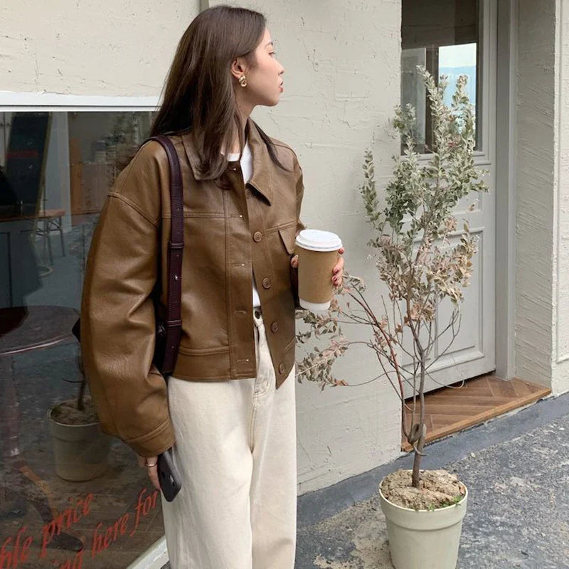 City Muse Faux Leather Jacket