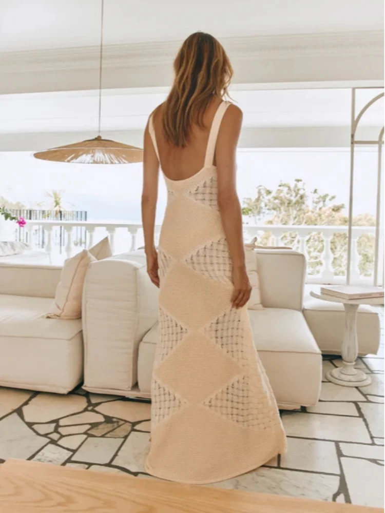 Bondi Glow Crochet Maxi Dress