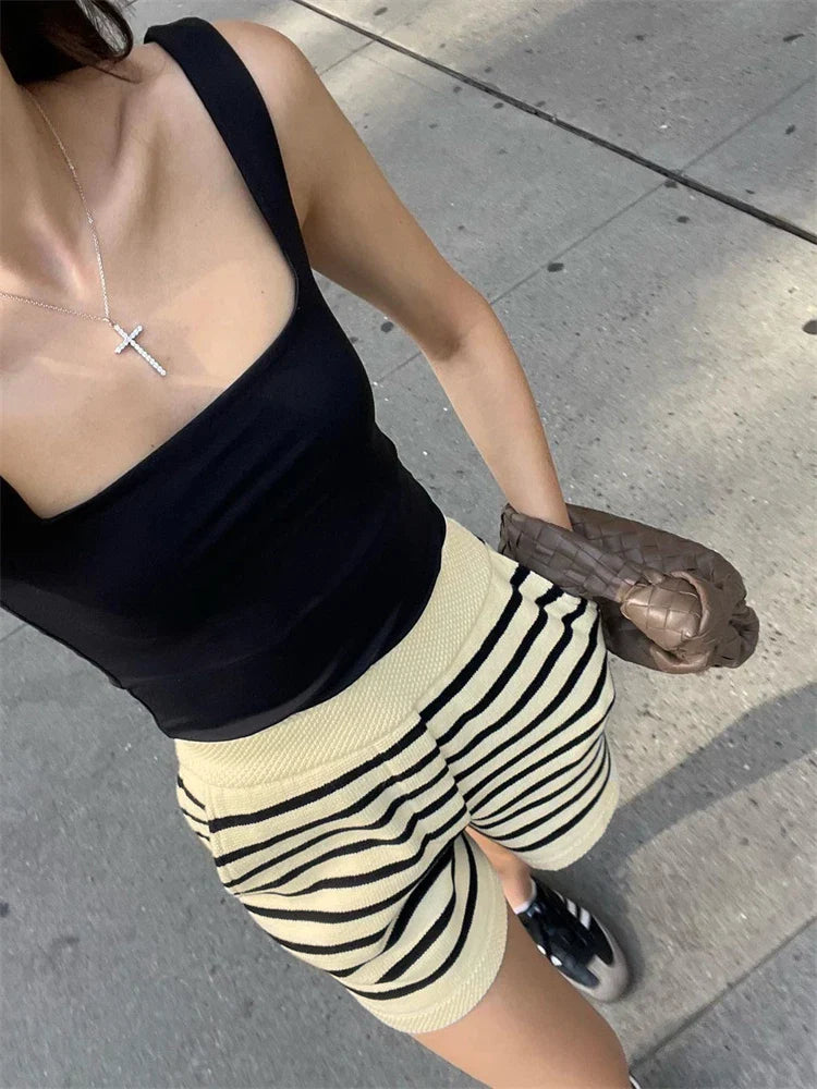 Marseille Stripe Knit Set