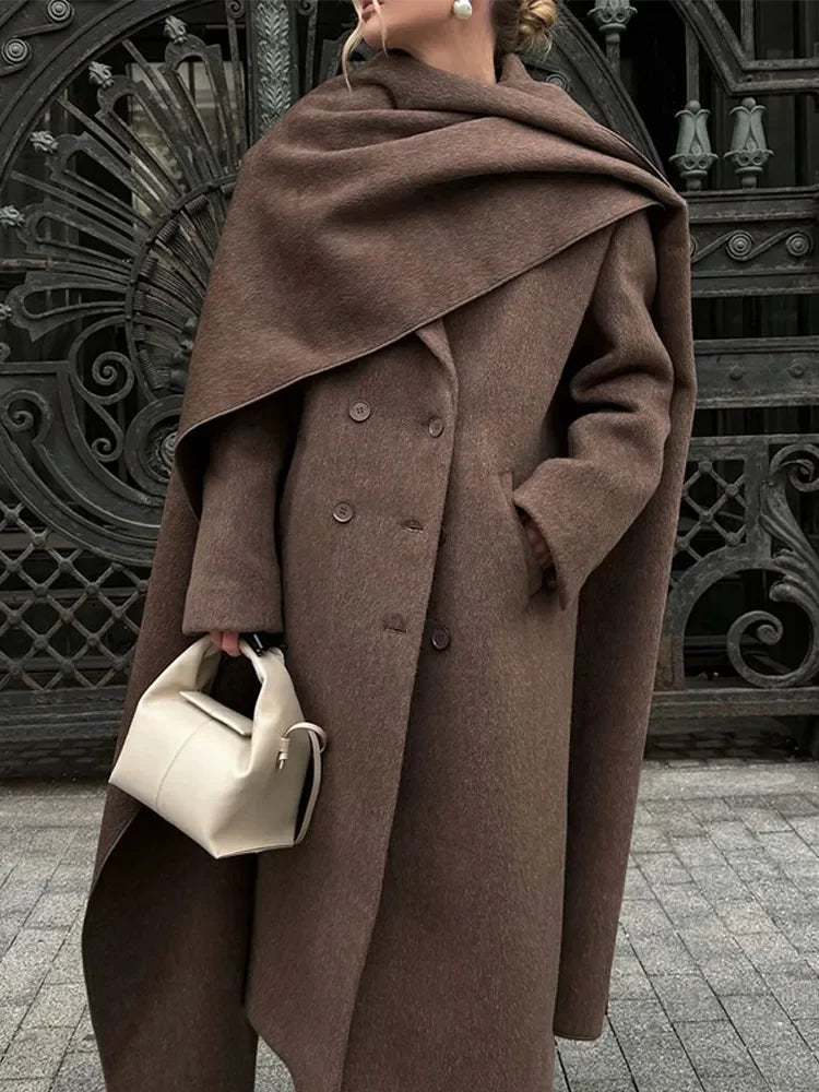 Maison Etoile Drape Coat