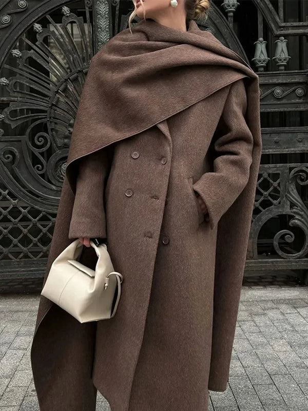 Maison Etoile Drape Coat