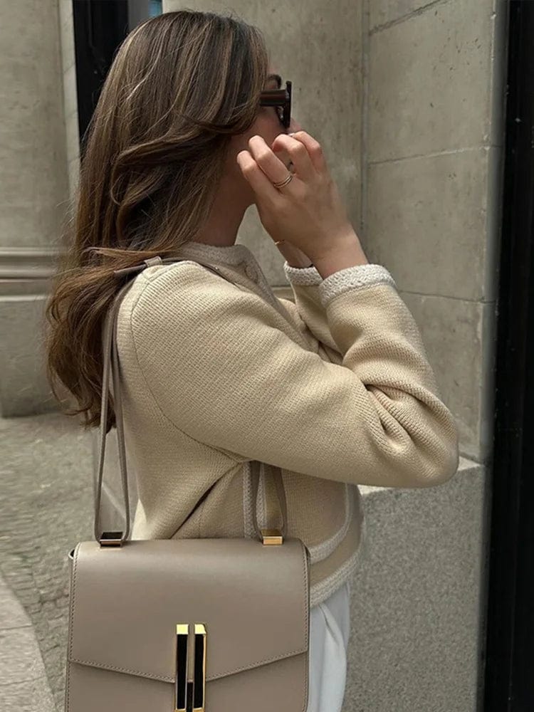 Margot Contrast Trim Tweed Jacket