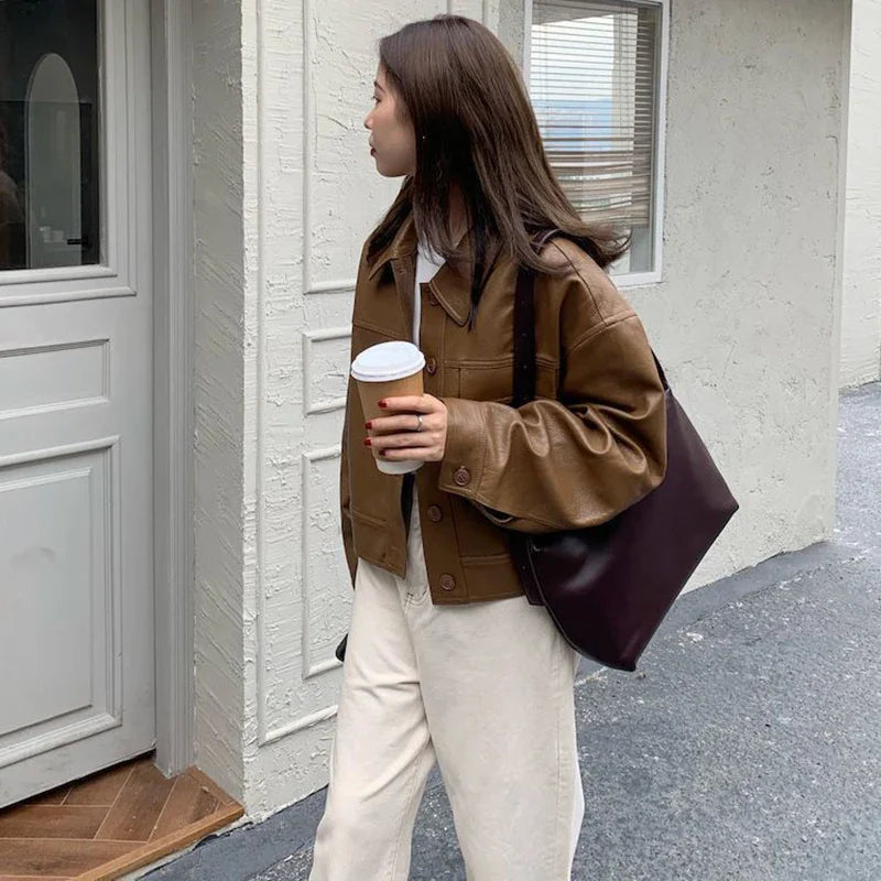 City Muse Faux Leather Jacket
