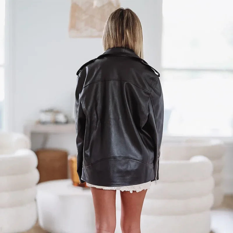 Lennox Oversized Moto Jacket