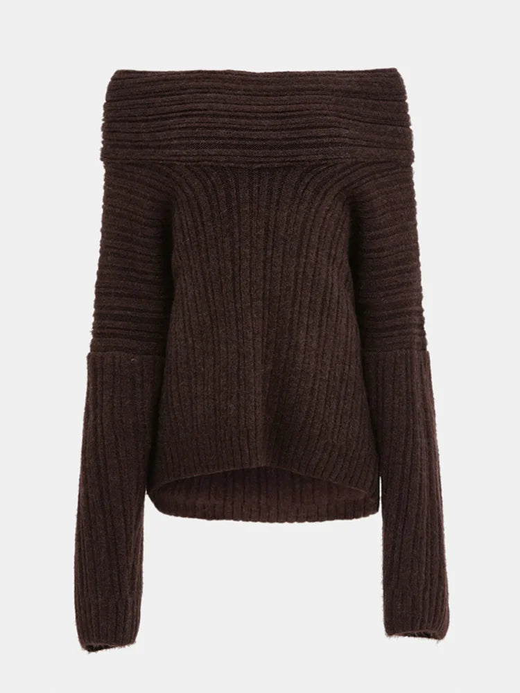 Luna Off-Shoulder Knit Jumper