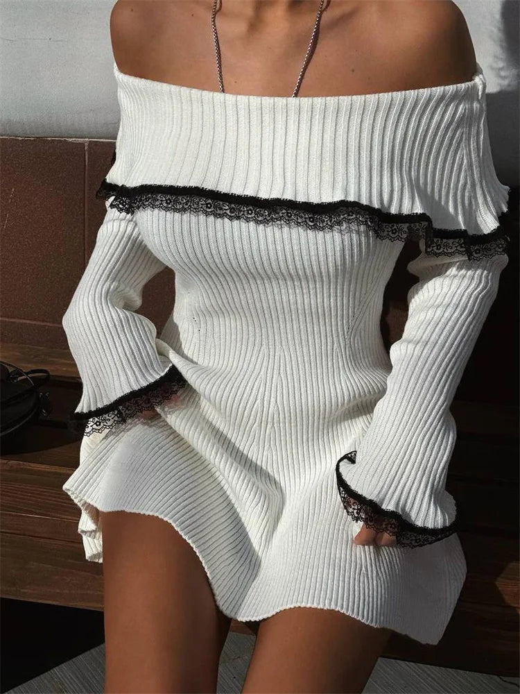 Cozy Luxe Knitted Mini Dress