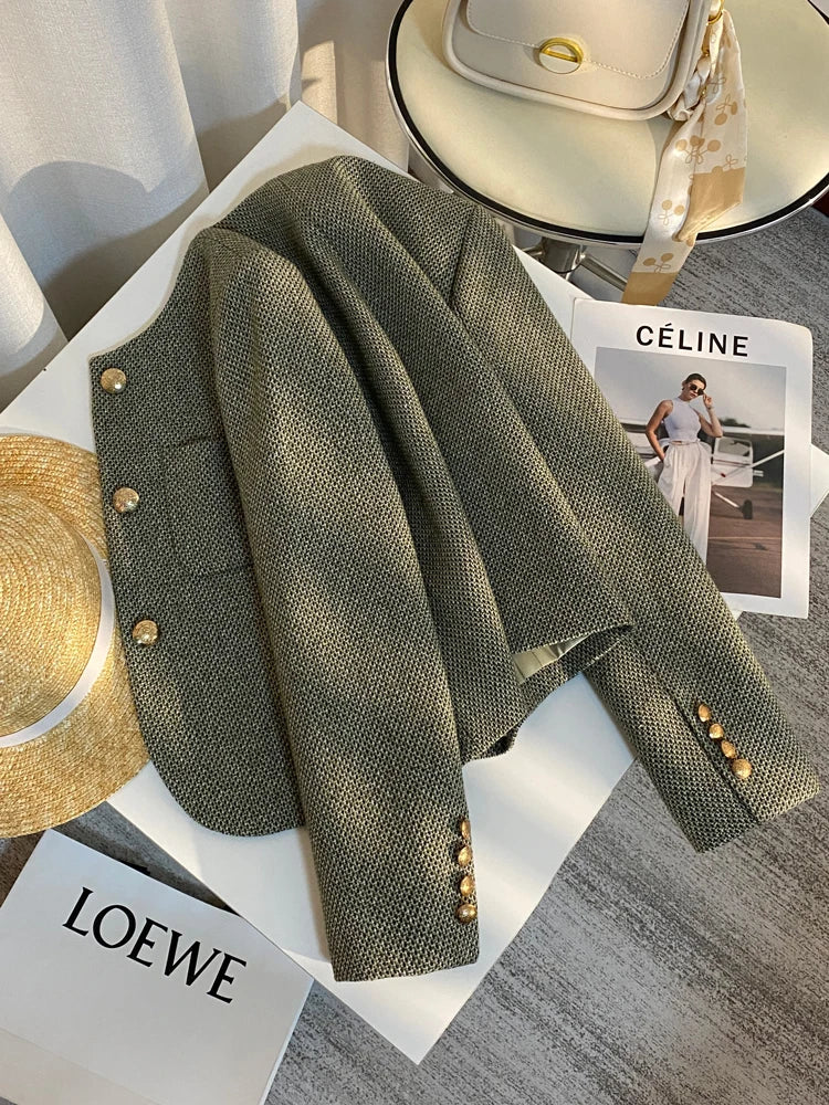 Margot Textured Button-Up Jacket