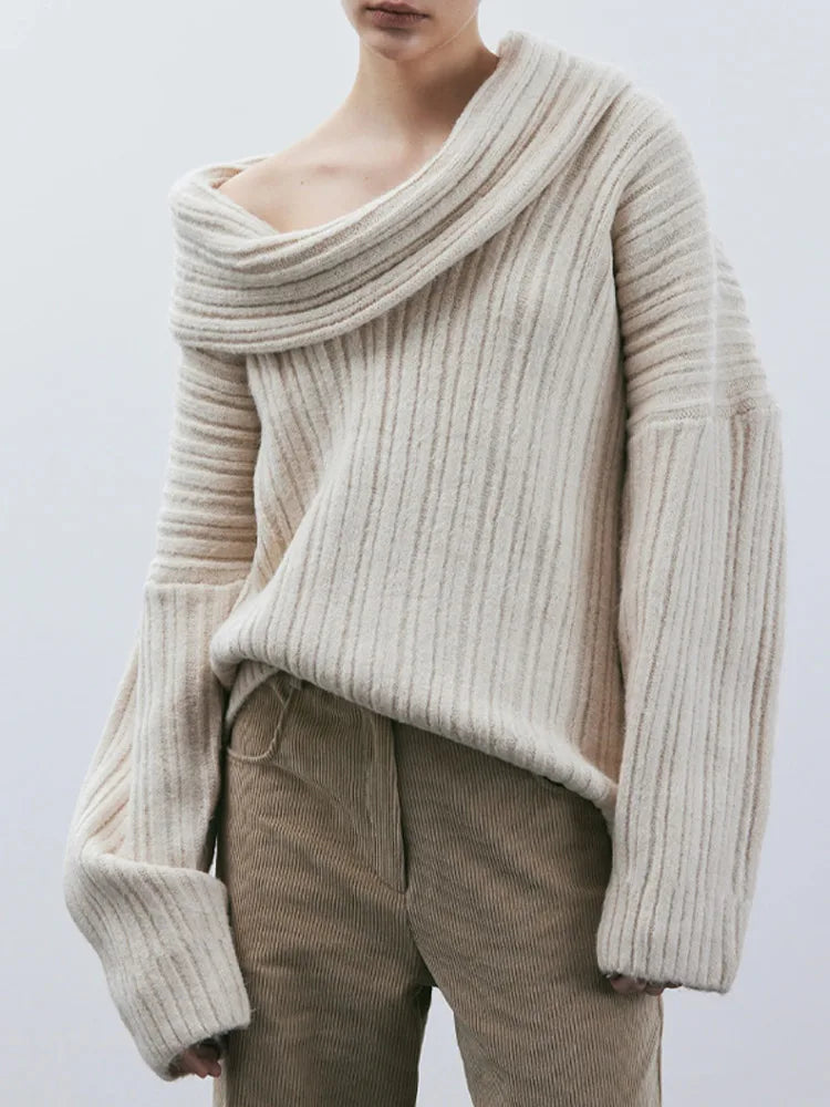 Luna Off-Shoulder Knit Jumper