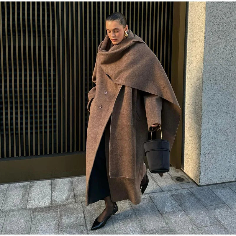 Maison Etoile Drape Coat