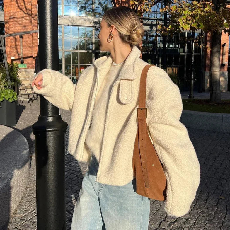 Frostbound Teddy Zip Jacket