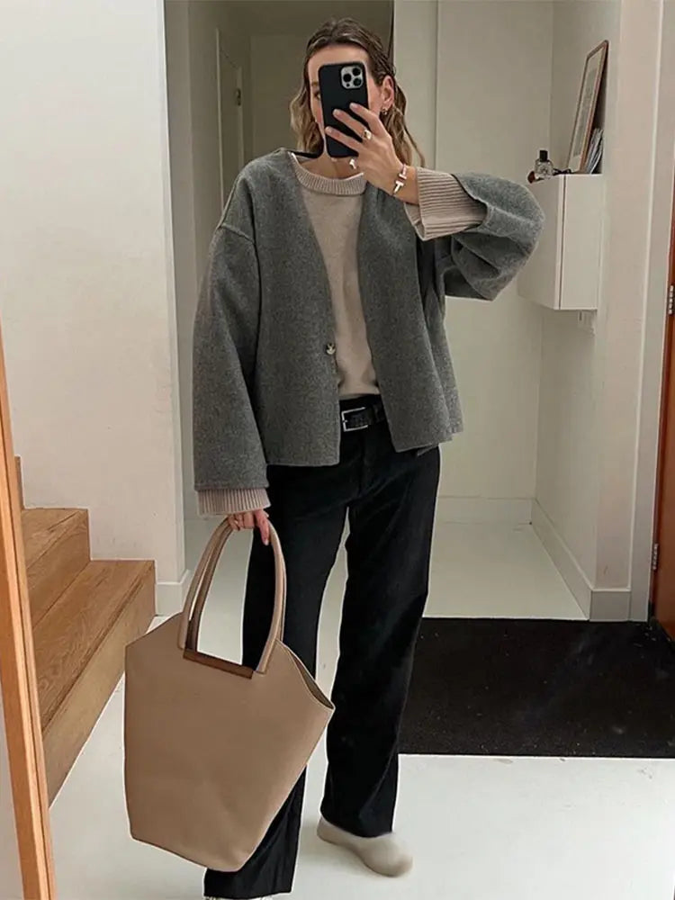 Rowan Street Oversized Wool Jacket