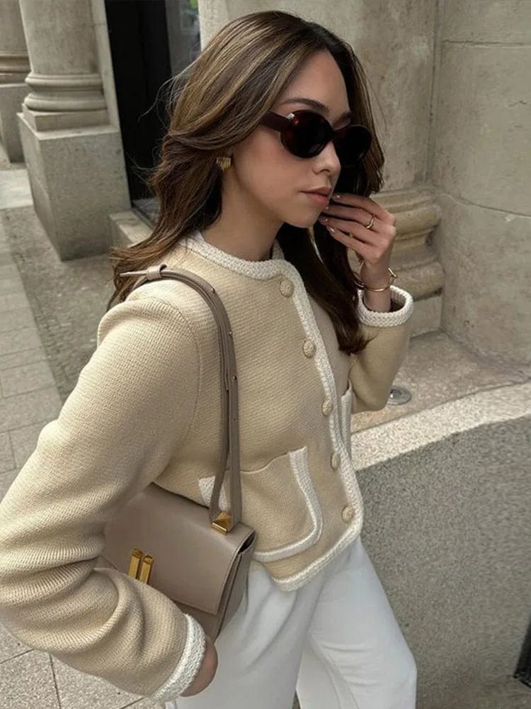 Margot Contrast Trim Tweed Jacket