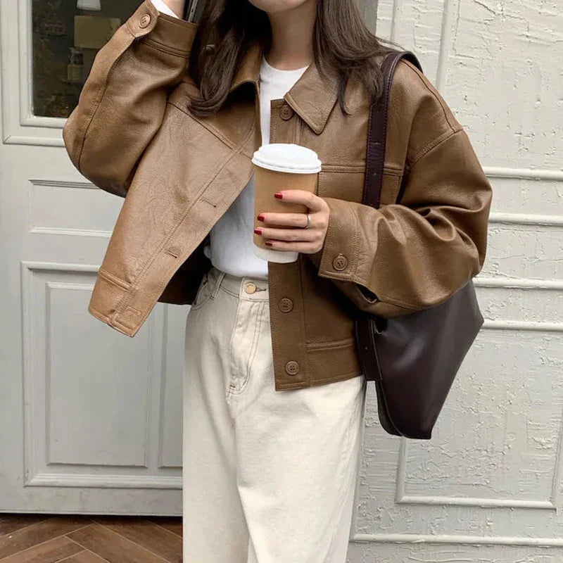 City Muse Faux Leather Jacket