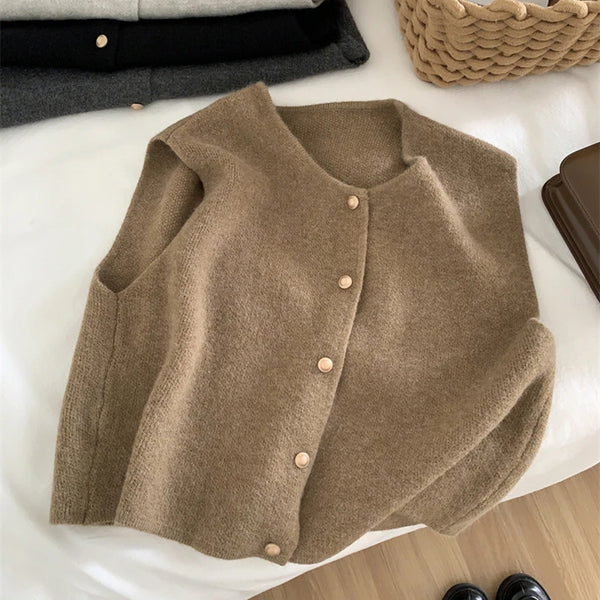 Everlow Button Knit Vest