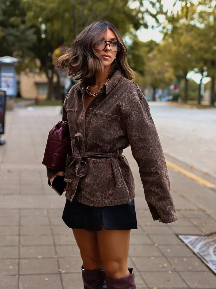 Auburn Eclipse Belted Shirt Jacket