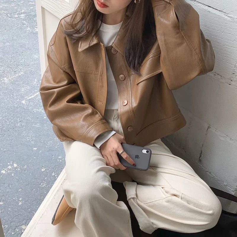 City Muse Faux Leather Jacket