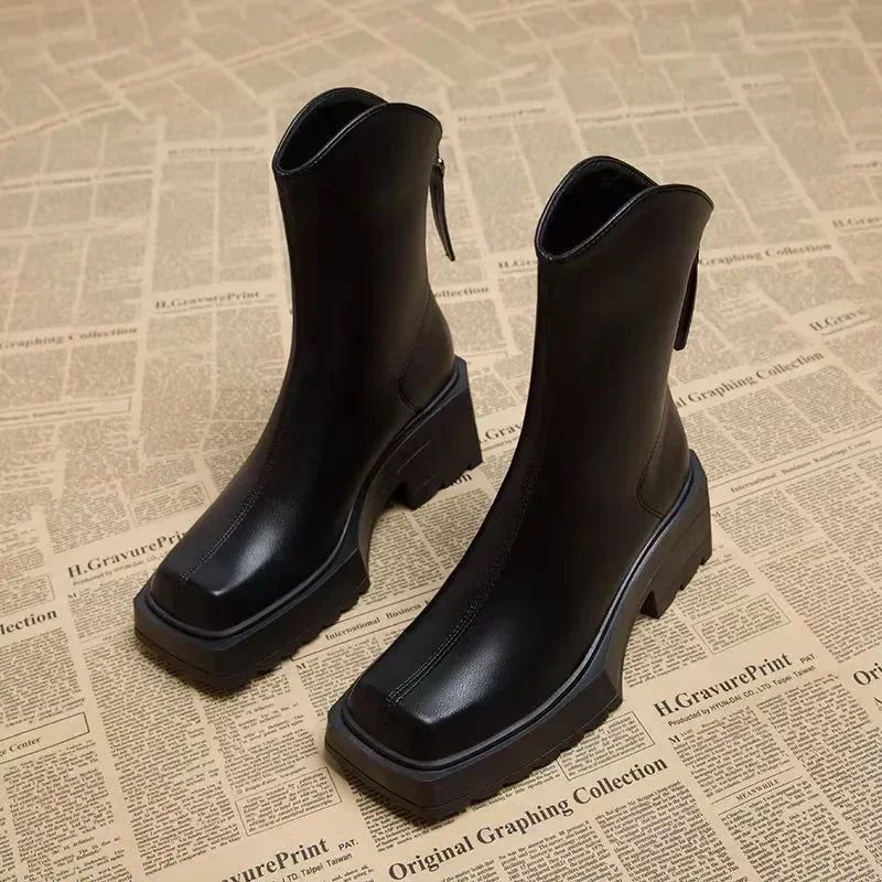Rowan Chunky Platform Boots