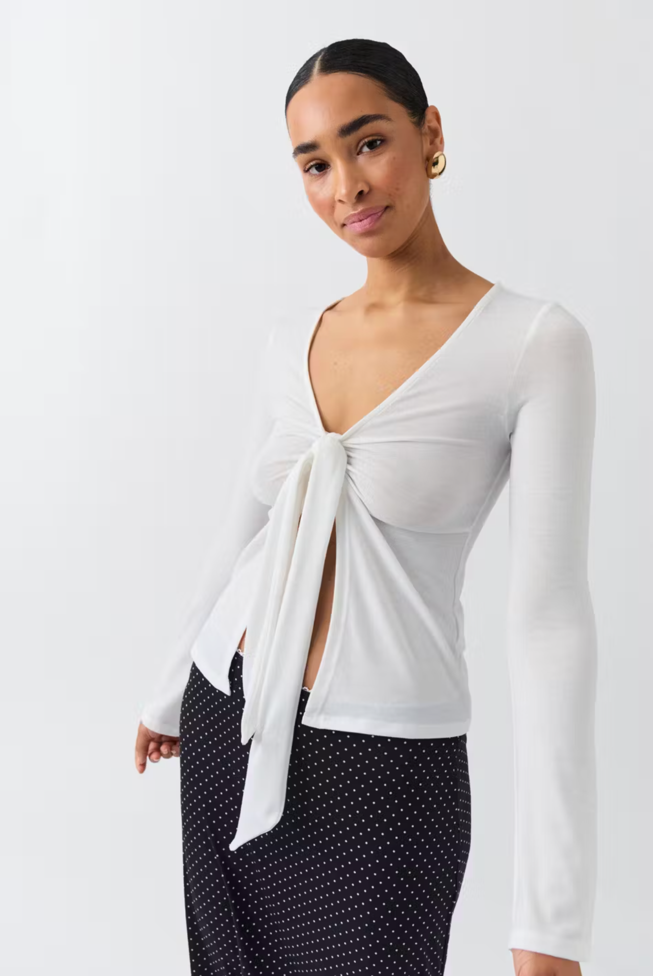 Sculpted Muse Long Sleeve Top