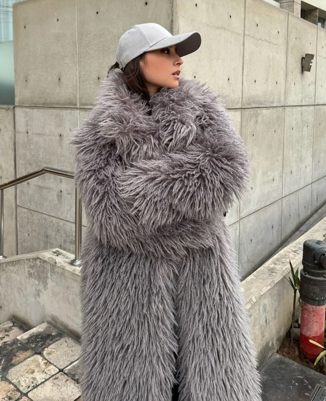 Empire Frost Faux Fur Coat