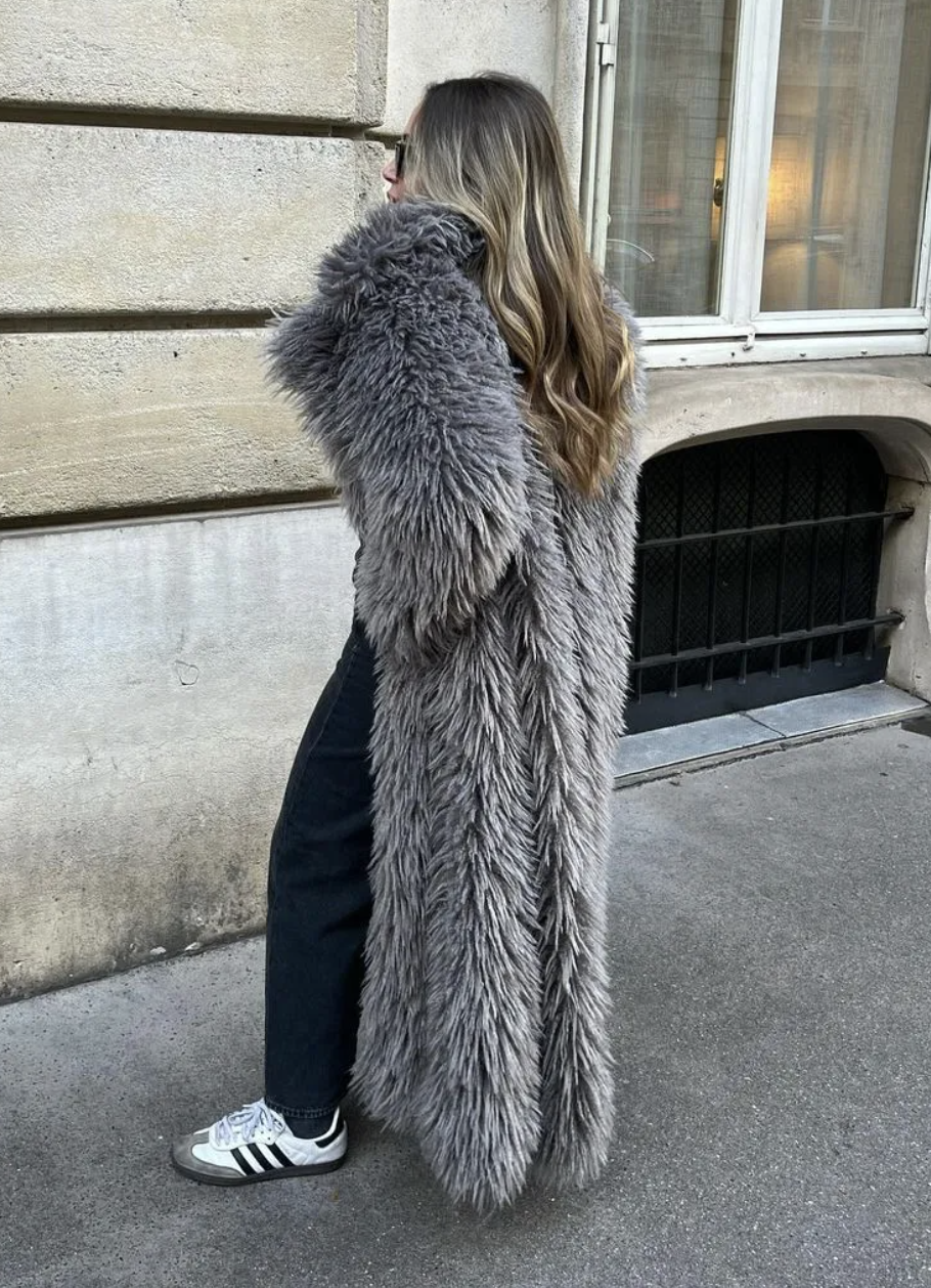 Empire Frost Faux Fur Coat