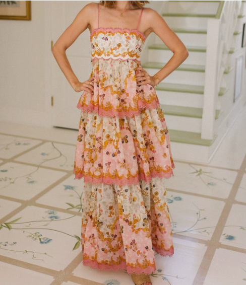 Meadow Chant Tiered Maxi Dress