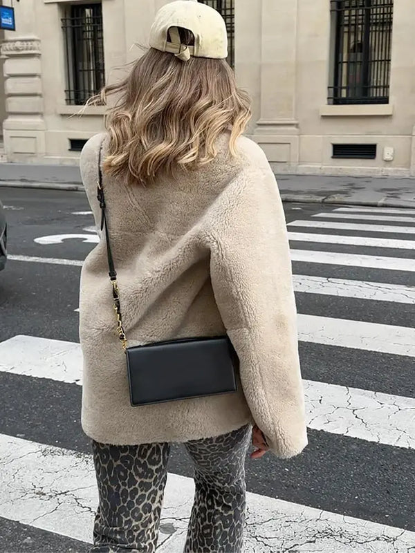 Luna Teddy Toggle Coat
