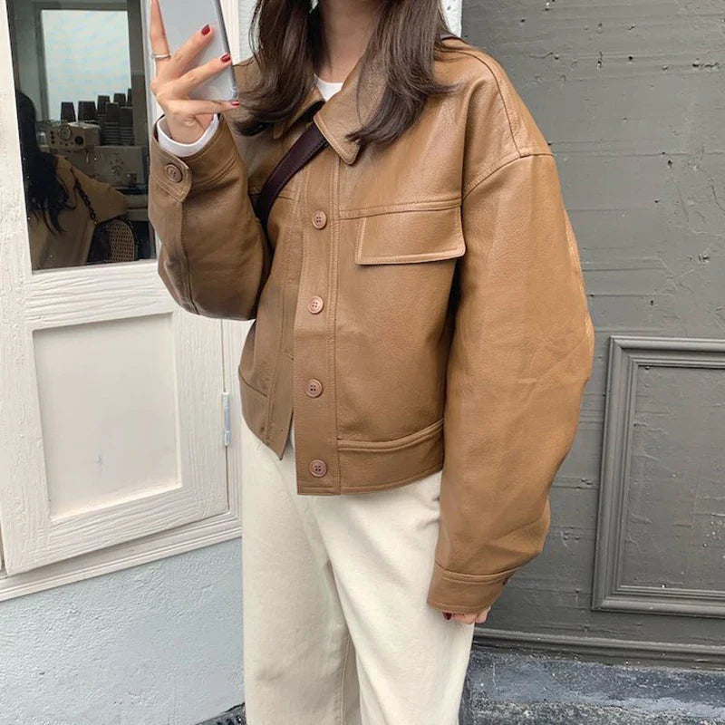 City Muse Faux Leather Jacket