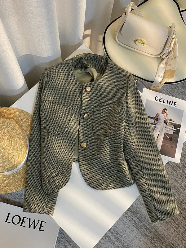 Margot Textured Button-Up Jacket