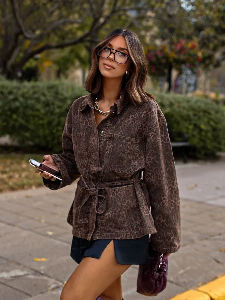 Auburn Eclipse Belted Shirt Jacket