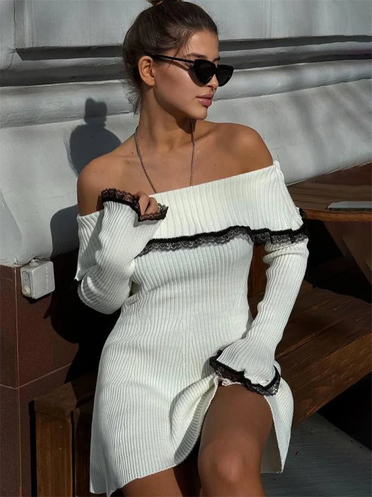 Cozy Luxe Knitted Mini Dress