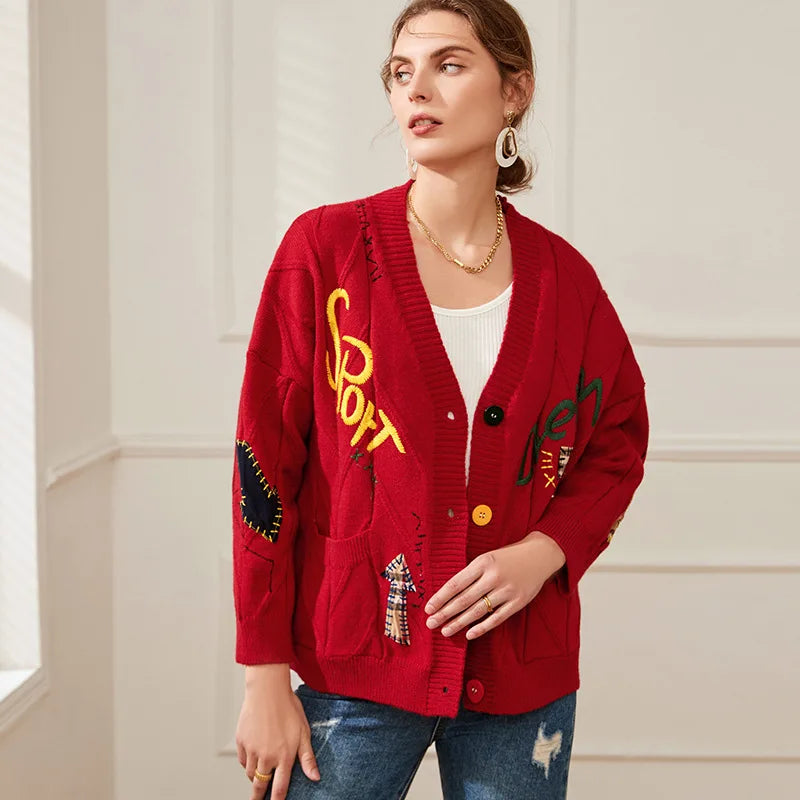 Harper Street Art Knit Cardigan